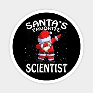 Santas Favorite Scientist Christmas Magnet